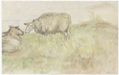 Dos ovejas de Jozef Israëls