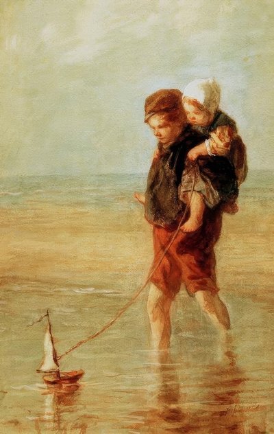 Joven navegante de Jozef Israëls