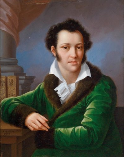 Retrato del Conde Fyodor Ivanovich Tolstoy, conocido como el Americano de Jozef Oleszkiewicz