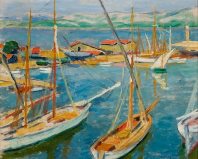 Puerto de Saint-Tropez de Jozef Pankiewicz