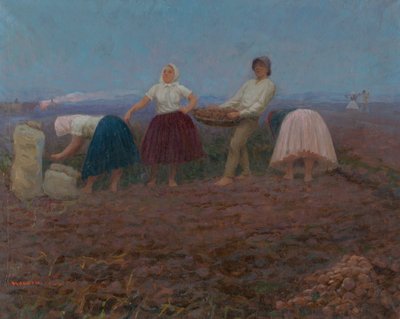 Recogida de patatas de Jozef Teodor Mousson