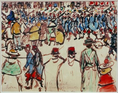 La partida. Van al tren de József Rippl Rónai