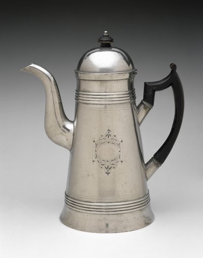 Cafetera, c. 1814-1825 de Jr. Ebenezer Smith
