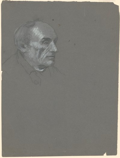 Cabeza de un hombre de Jr. Enoch Wood Perry