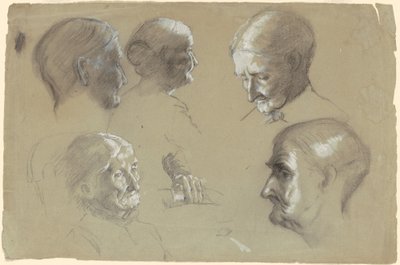 Estudios de una mujer anciana de Jr. Enoch Wood Perry