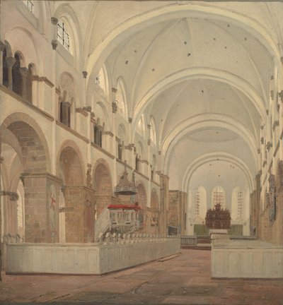 El interior de la Catedral de Ribe de Jørgen Roed