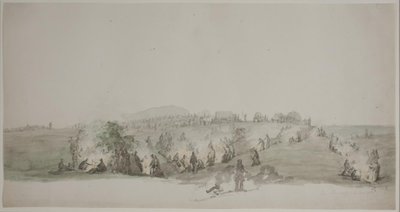 En Flensburgo. Bivouac de Jørgen V. Sonne