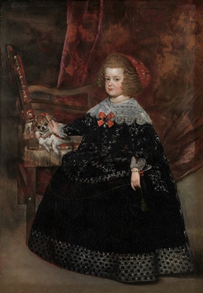 María Teresa 1638-1683, Infanta de España, ca. 1645 de Juan Battista Martinez del Mazo