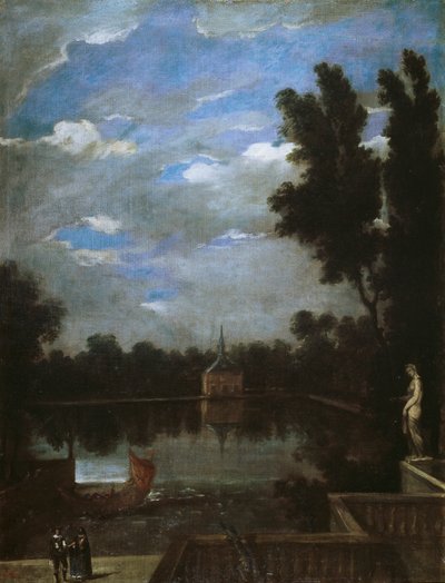 Gran Estanque del Buen Retiro, c.1657 de Juan Bautista Martinez Del Mazo