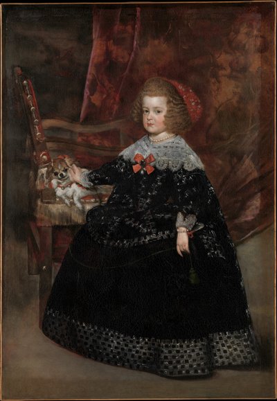 María Teresa (1638-83), Infanta de España, c.1645 (óleo sobre lienzo) de Juan Bautista Martinez Del Mazo