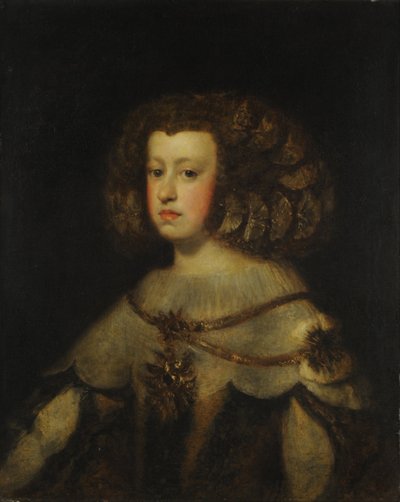 Retrato de la Infanta María Teresa de España de Juan Bautista Martinez Del Mazo