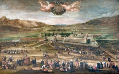 La entrada de Felipe IV en Pamplona, después de 1646 (óleo sobre lienzo) de Juan Bautista Martinez Del Mazo