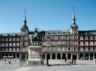 Vista de la Plaza Mayor, c.1619 de Juan Gomez de Mora