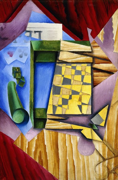 Backgammon, 1913-14 de Juan Gris