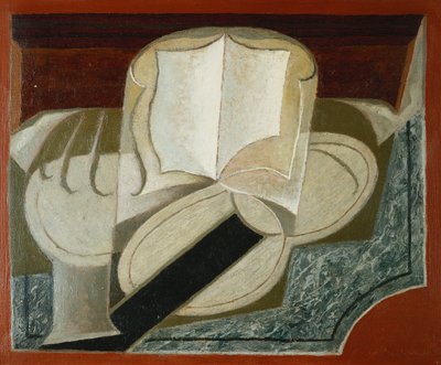 Libros y guitarra; Le Livre et la Guitare, 1925 de Juan Gris