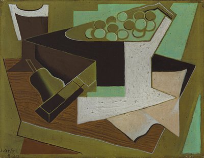Racimo de uvas y una pera, 1920 de Juan Gris