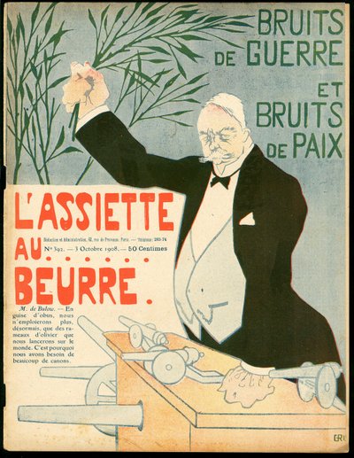 Portada de "The Butter Plate", número 392, Satírico en Colores de Juan Gris
