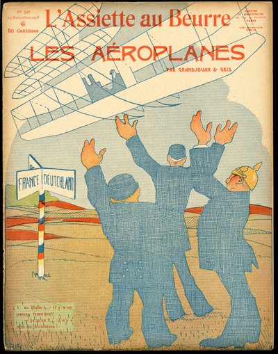 Portada de “The Butter Plate”, número 398, Satírico en Colores de Juan Gris
