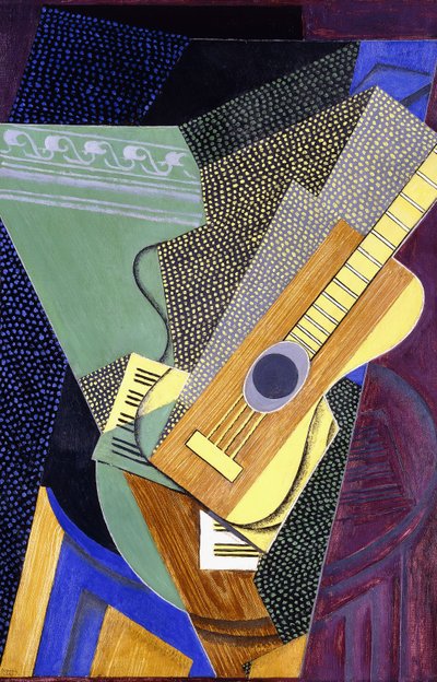 Guitarra sobre una mesa, 1916 de Juan Gris