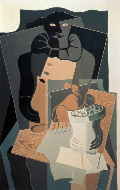 El Arlequín en la mesa de Juan Gris