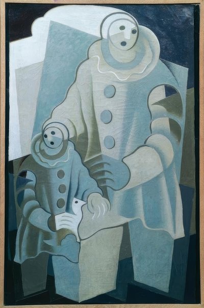 Los dos Pierrots de Juan Gris