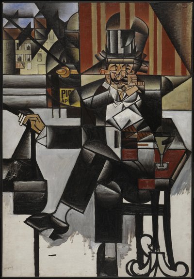 Hombre en un café, 1912 de Juan Gris