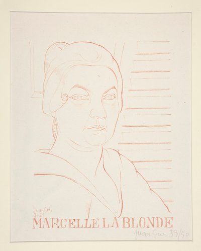marcela la rubia de Juan Gris