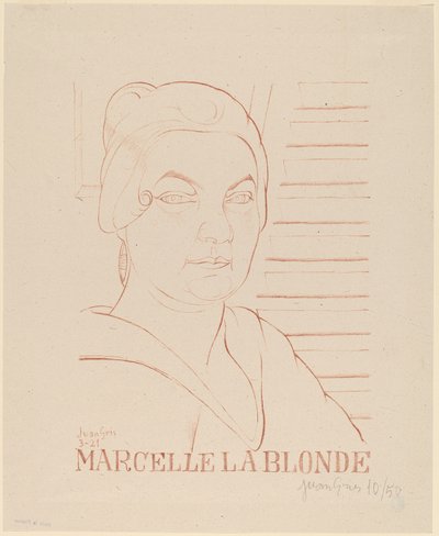 Marcelle la rubia de Juan Gris