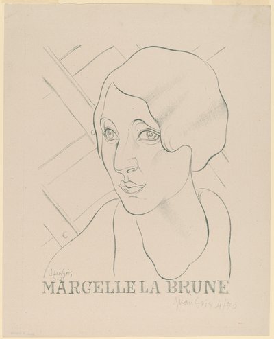 Marcelle la Brune de Juan Gris
