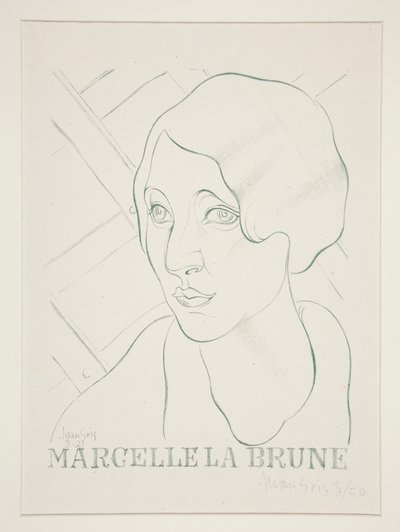 marcela la morena de Juan Gris