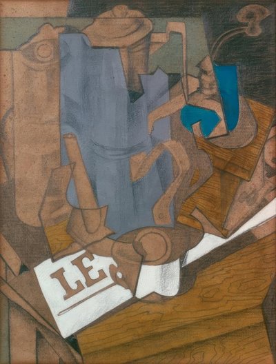 Naturaleza muerta con cafetera de Juan Gris