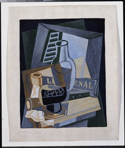 Naturaleza muerta frente a una ventana, 1922 de Juan Gris