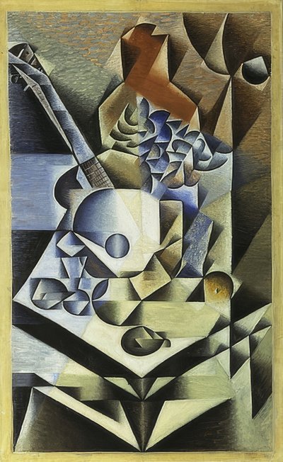 Naturaleza muerta con flores de Juan Gris