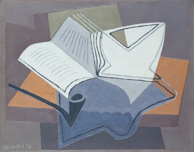La pipa y el libro abierto de Juan Gris