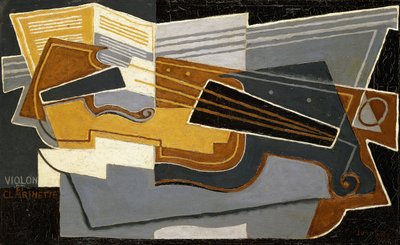 Violín y clarinete, 1921 de Juan Gris