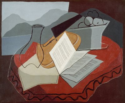 Violín ante una ventana abierta de Juan Gris