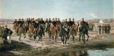 La visita al río Negro del general Julio Argentino Roca (1843-1914) y su ejército (óleo sobre lienzo) de Juan Manuel Blanes