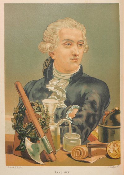 Retrato de Antoine-Laurent Lavoisier 1743-1794, 1879 de Juan Planella y Rodríguez