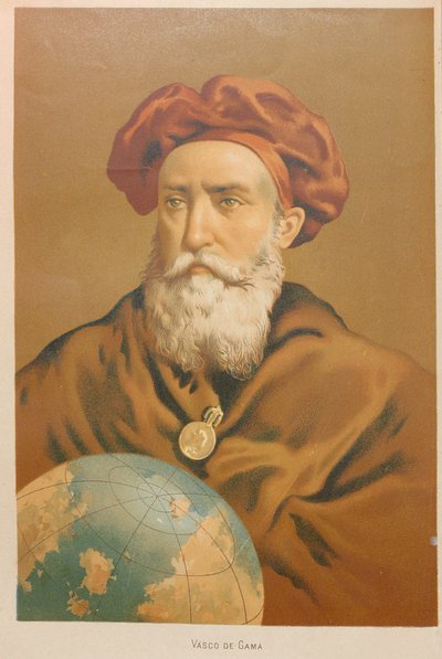 Retrato de Vasco de Gama, 1879 de Juan Planella y Rodríguez