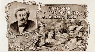 Portada de la novela de Alexandre Dumas "D