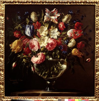 Jarrón de flores de Juan de Arellano