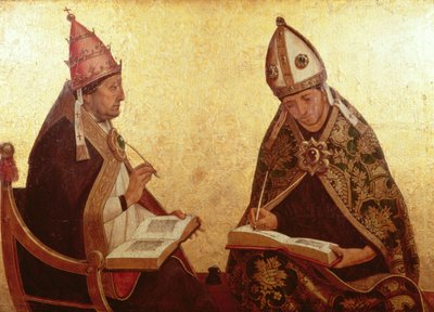San Gregorio y San Agustín, c.1510 de Juan de Borgoña
