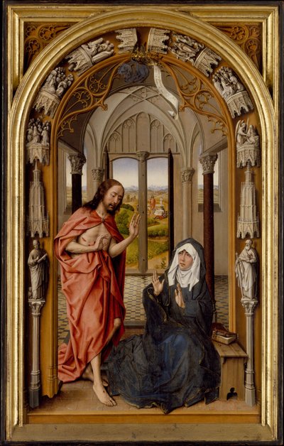 Cristo Apareciendo a su Madre de Juan de Flandes