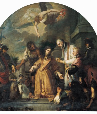 La última comunión de Santa Águeda de Juan de Sevilla Romero y Escalante