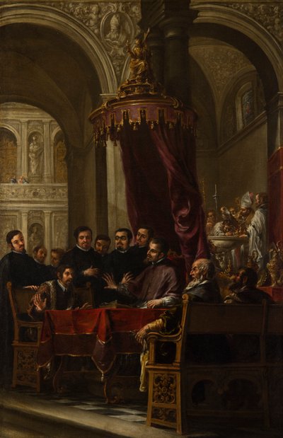 La Conversión y Bautismo de San Agustín por San Ambrosio de Juan de Valdes Leal