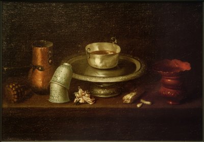 Naturaleza muerta con taza de cacao de Juan de Zurbaran