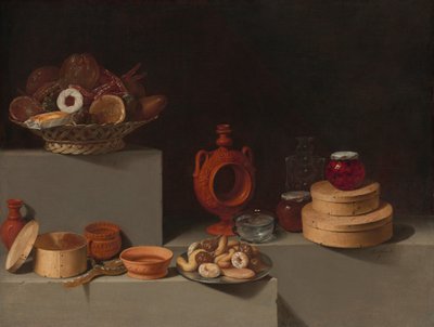 Naturaleza Muerta con Dulces y Cerámica, 1627 de Juan van der Hamen y Leon