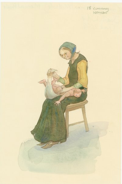 Una mujer astuta medieval, también conocida como una mujer sabia, 2004 de Judith Dobie
