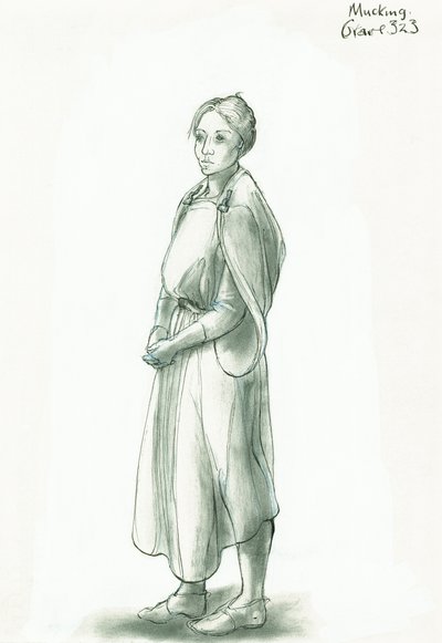 Mujer Anglo-Sajona, siglo V-X, c. 1990-2010 de Judith Dobie