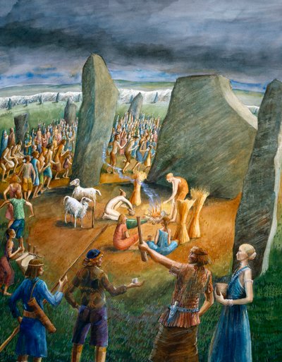 Círculo de piedras de Avebury de Judith Dobie